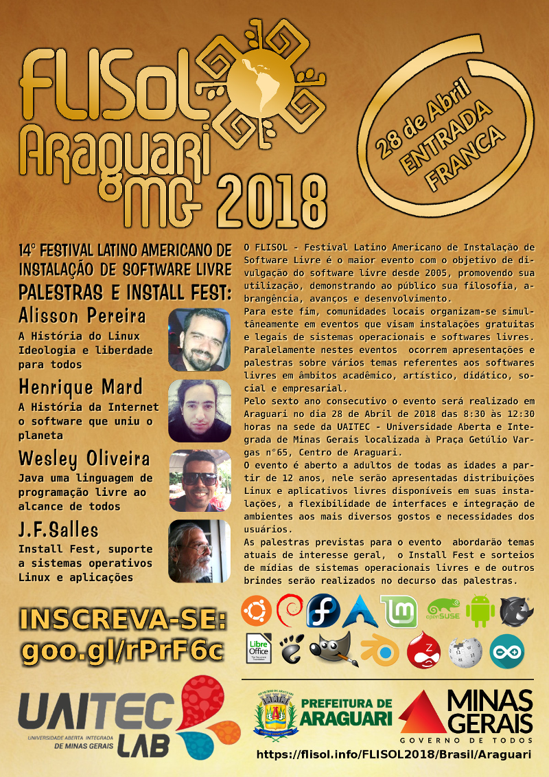 Flyer do evento